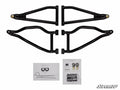 SuperATV Polaris RZR XP 900 High-Clearance 1.5-Inch Forward-Offset A-Arms — Reuses Existing Ball Joints, Black