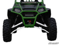 SuperATV Polaris RZR XP 900 High-Clearance 1.5-Inch Forward-Offset A-Arms — Super Duty 300M Ball Joints, White
