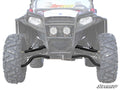 SuperATV Polaris RZR S 800 High-Clearance A-Arms — Reuses Existing Ball Joints, Black