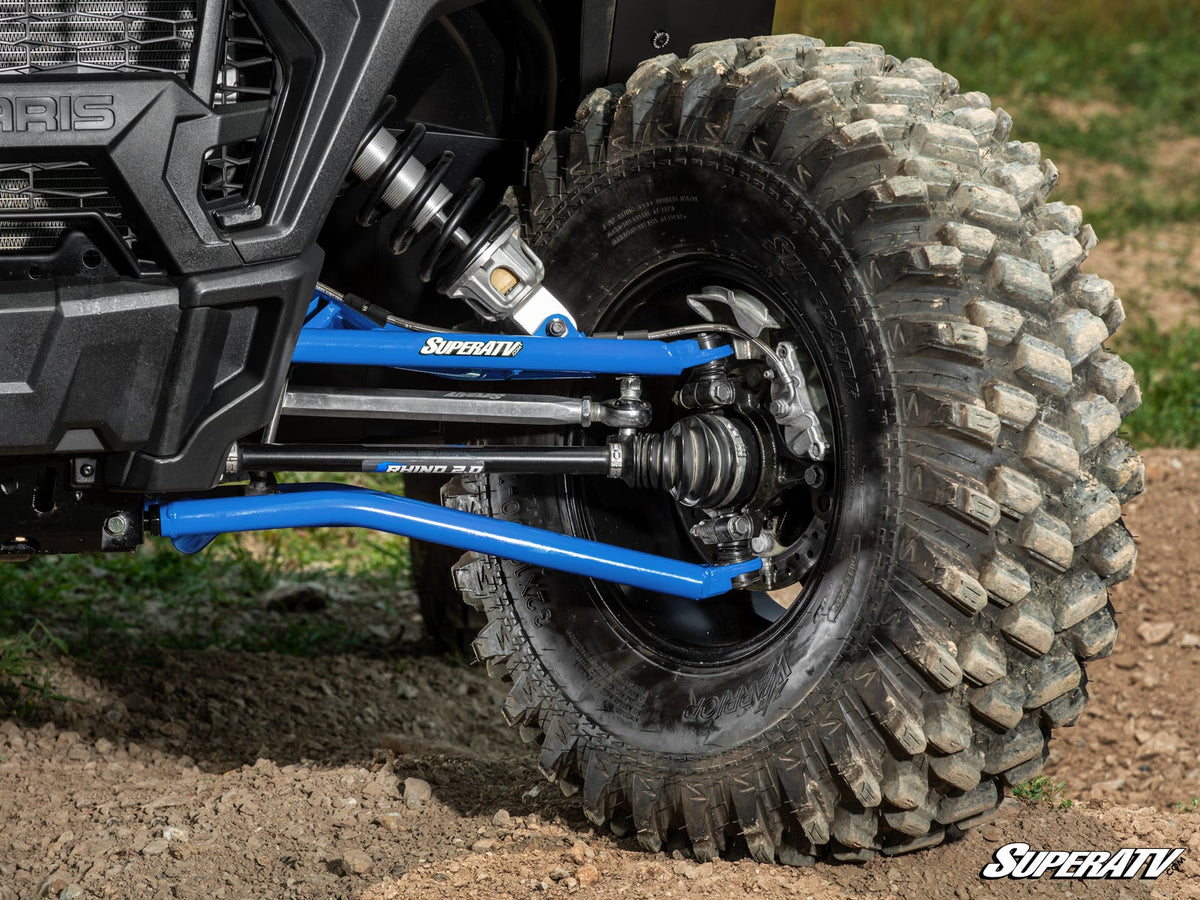 SuperATV Polaris RZR XP 1000 High-Clearance A-Arms — Heavy-Duty 4340 Ball Joints, Voodoo Blue
