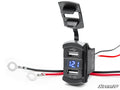 SuperATV 12 V UTV voltmeter and dual USB charger