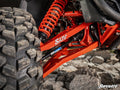 SuperATV Can-Am Maverick X3 Sidewinder A-Arms 1.5-Inch Forward-Offset — Super Duty 300M Ball Joints, Black