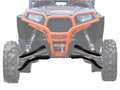 SuperATV Polaris RZR XP 1000 Non-Adjustable Upper High-Clearance A-Arms — Standard Ball Joints, Black