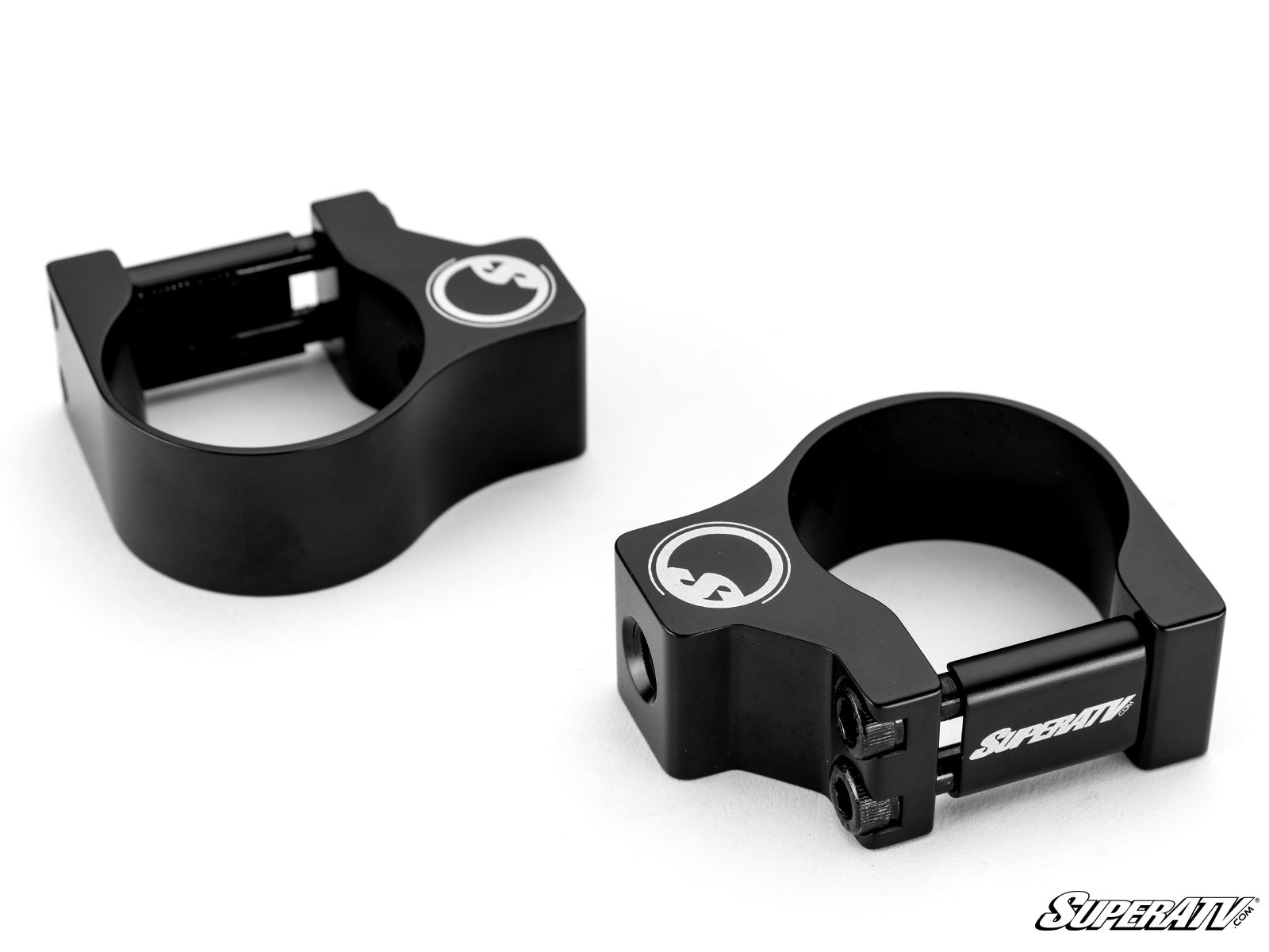SuperATV Polaris dual-section LED side-view mirror pair, SKU SVM-POLARISLED