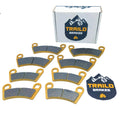 Polaris General 1000/4 1000/XP 1000 2016-2026 Ceramic Brake Pad Set