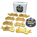 Can-Am Defender MAX HD7 HD8 HD9 HD10 HD11 6x6 & PRO 2017-2026 Front & Rear Brass Brake Pad Set