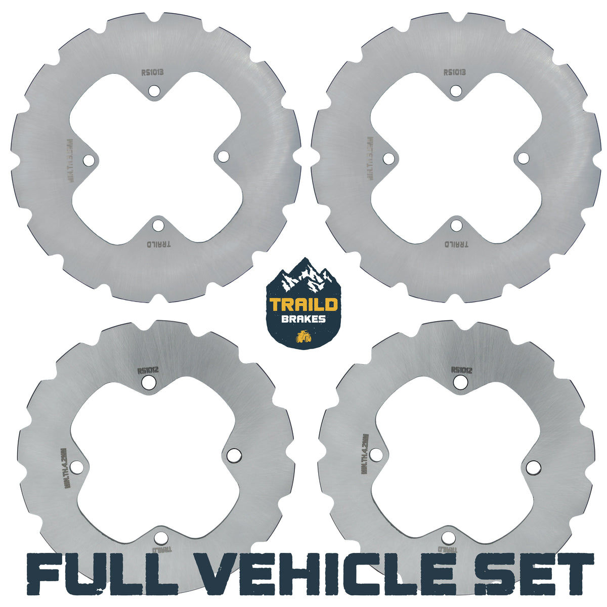 Polaris Ranger 500/570/700/800/EV 2006-2026 Ridge Rider Disc Brake Rotors