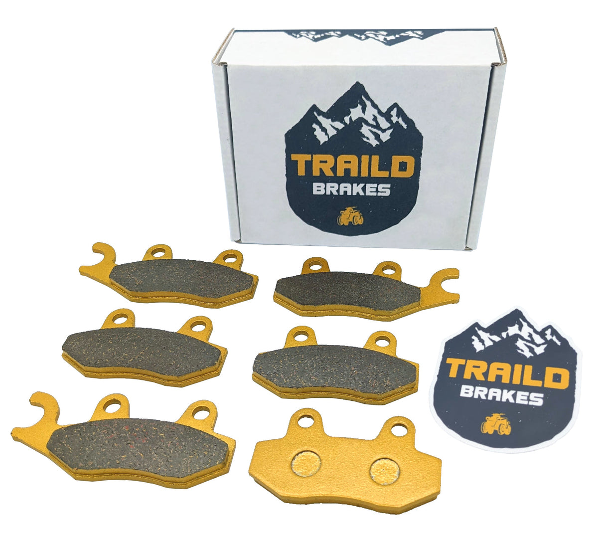 Traild Can-Am Commander 1000R 800R ceramic brake pad set CANCOMM3