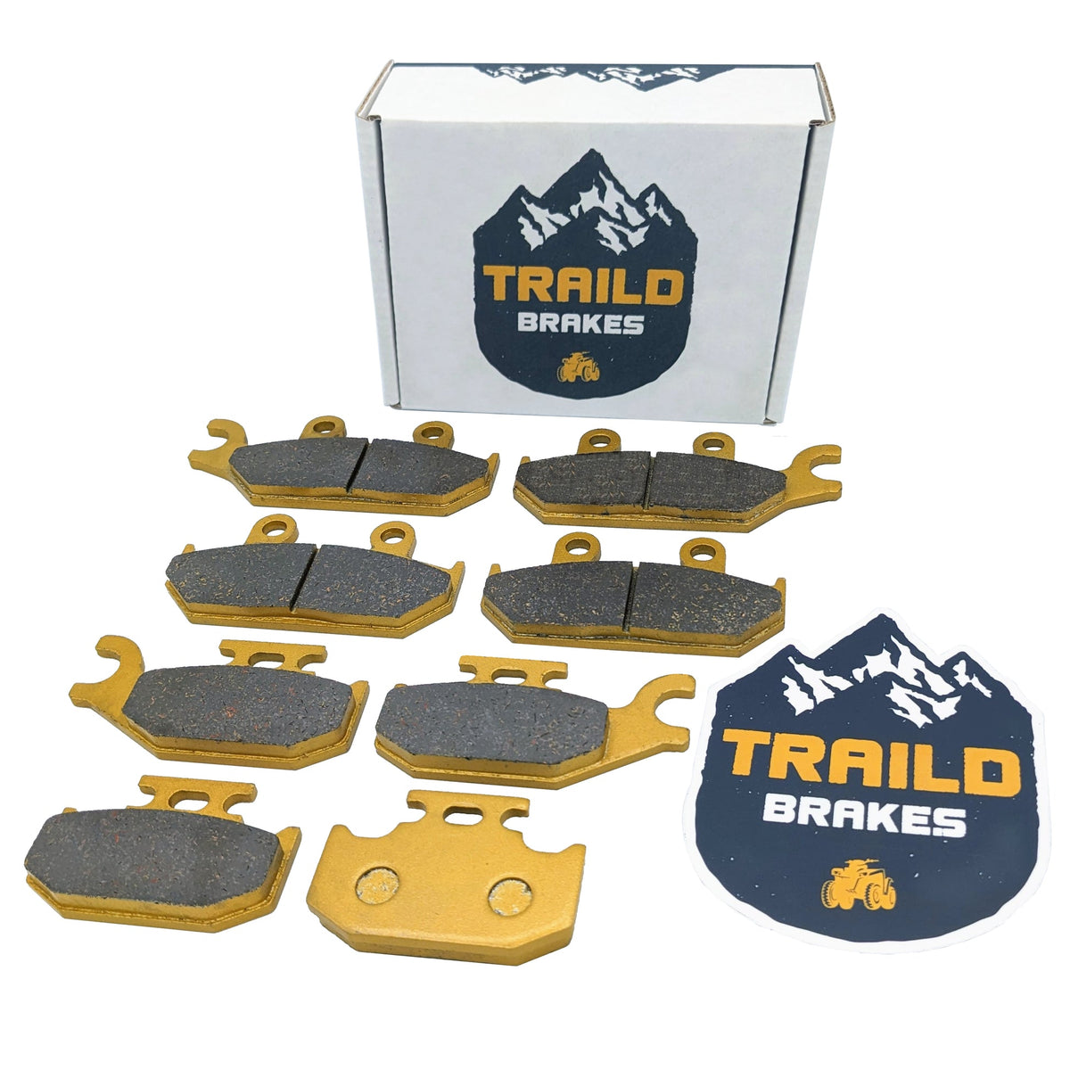Traild Can-Am Commander MAX 1000R 800R ceramic brake pad set