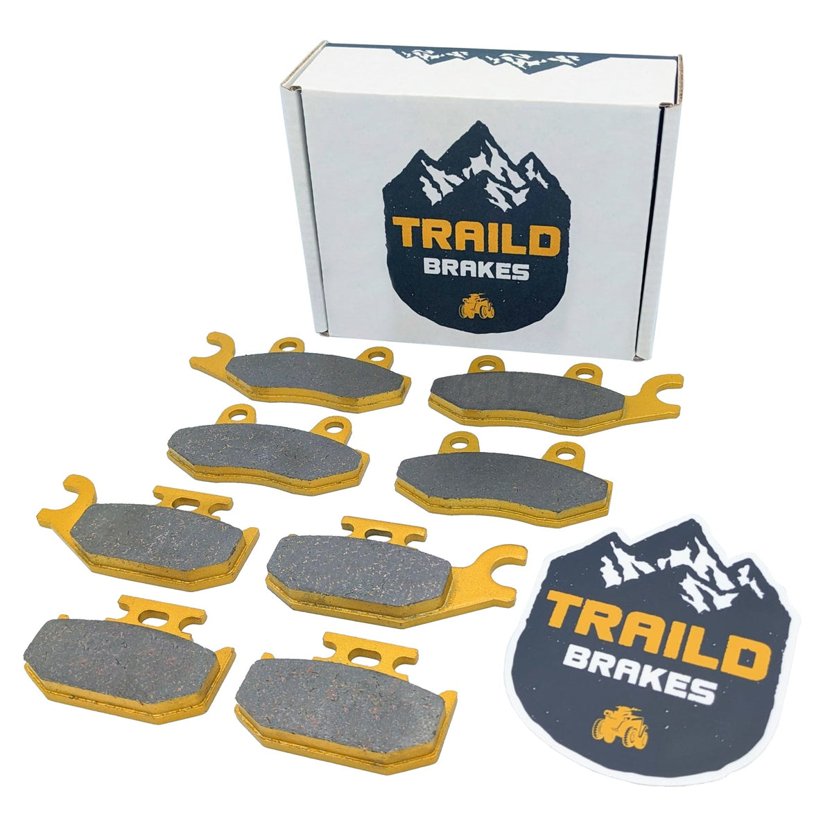Traild Can-Am Maverick 1000 1000R ceramic brake pad set CANMAVOG1318