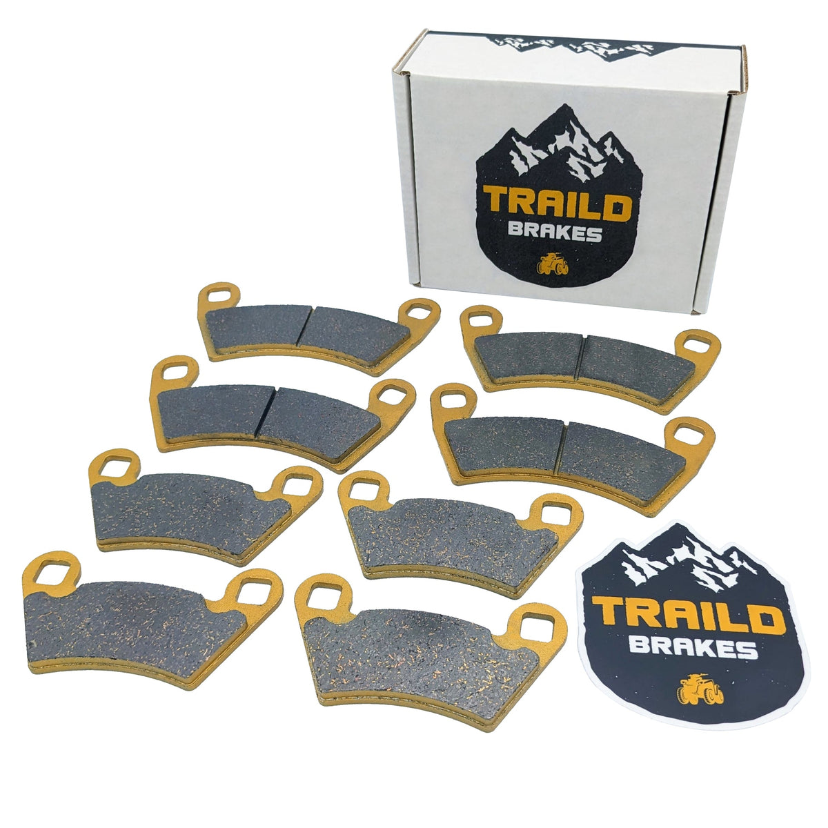 Traild Polaris RZR 4 800 and RZR XP 900 ceramic brake pad set