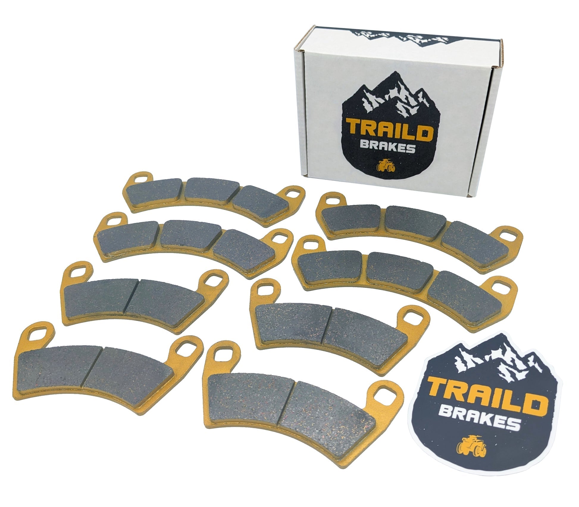 Traild ceramic brake pad set for Polaris RZR XP Turbo, Pro XP and Turbo S RZRTRB1619