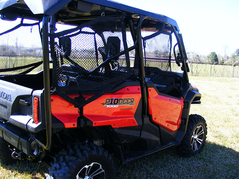 Triangle ATV Honda Pioneer 1000 snorkel risers installed