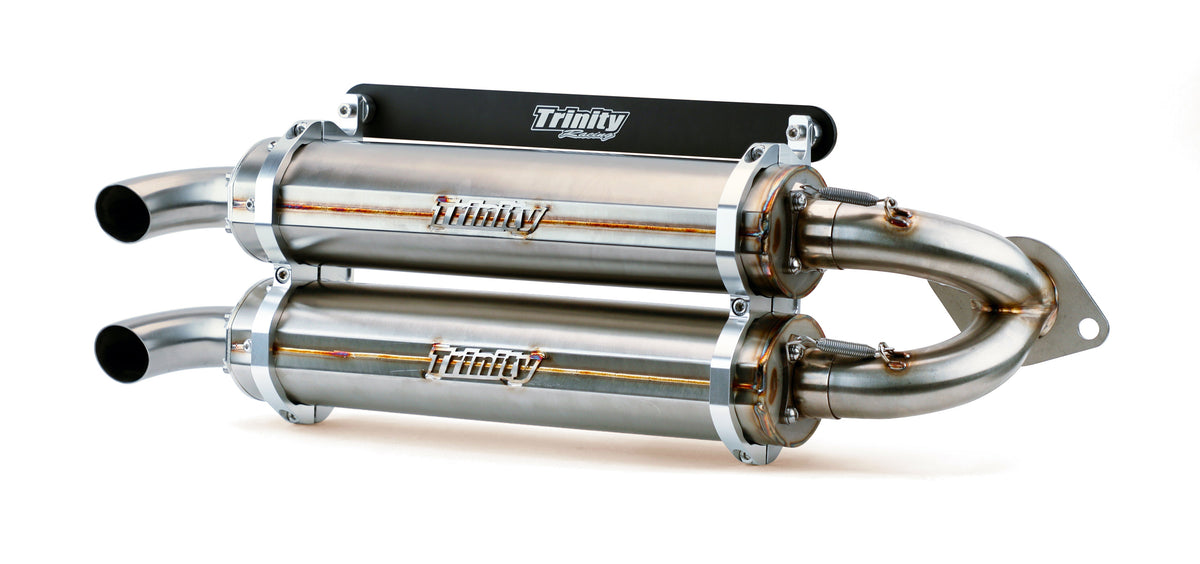 Trinity Racing RZR XP 1000 stainless steel slip-on exhaust