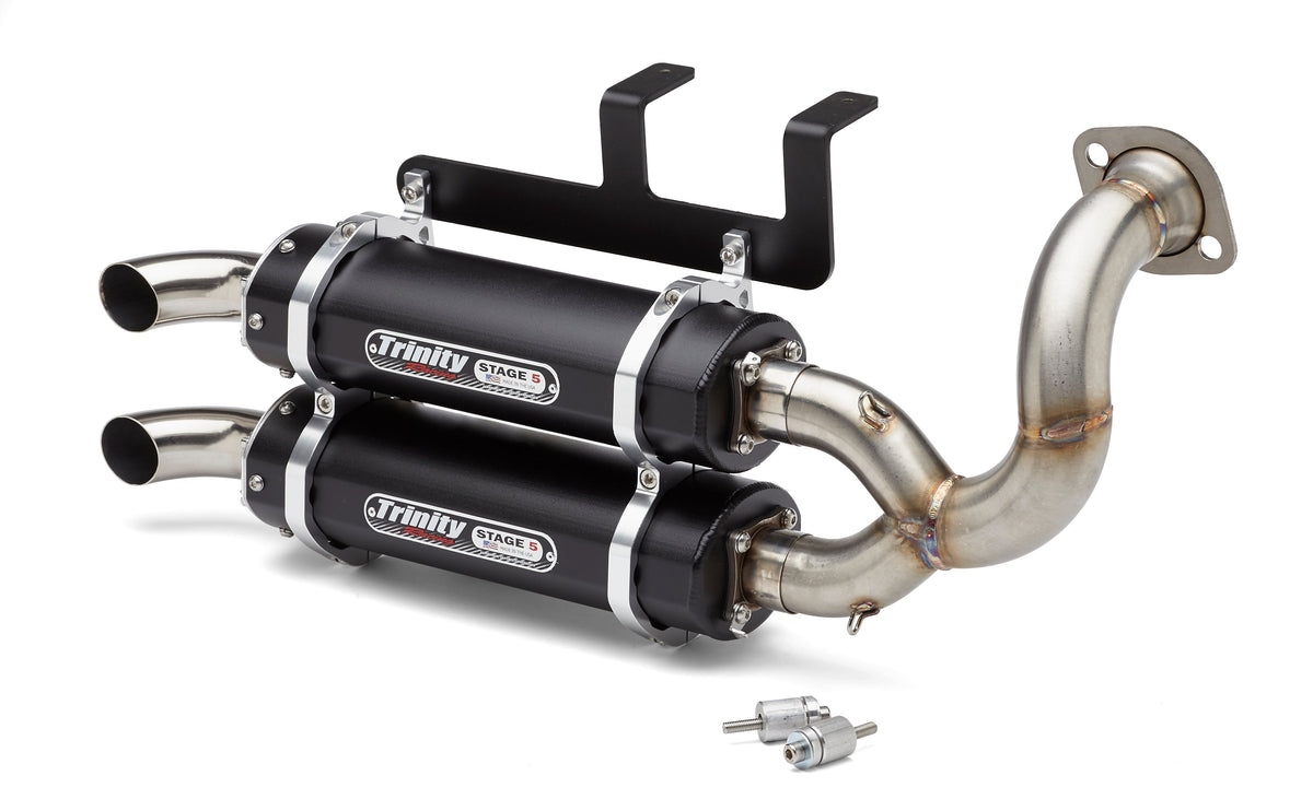 Trinity Racing General XP 1000 black slip-on exhaust
