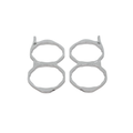 Trinity Racing billet dual muffler clamp