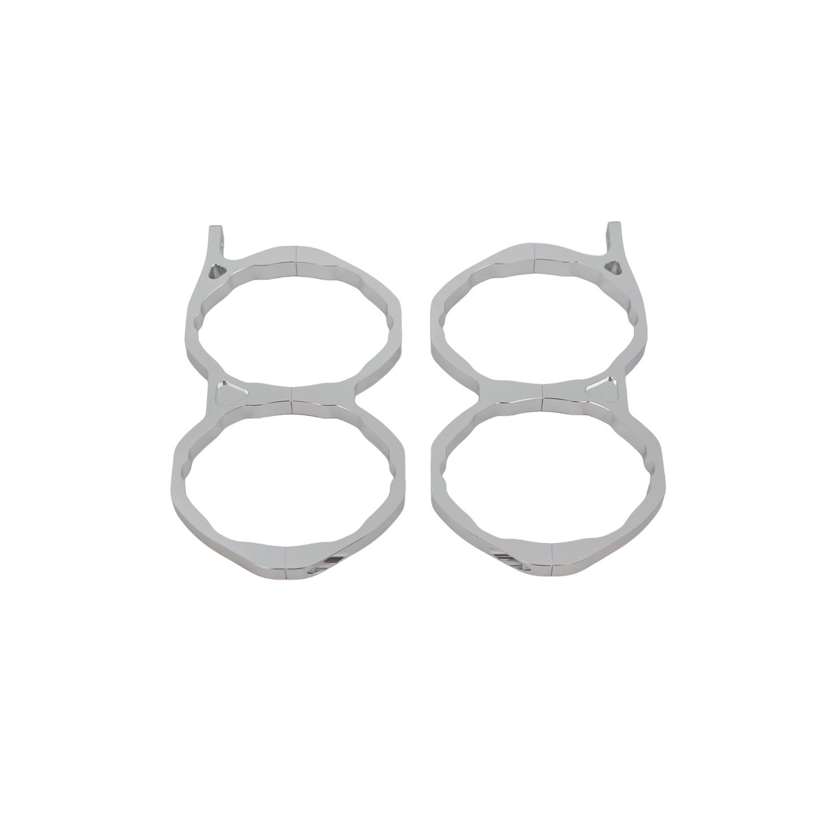 Trinity Racing billet dual muffler clamp
