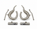 Polished Trinity Racing Stage IV Yamaha Banshee exhaust