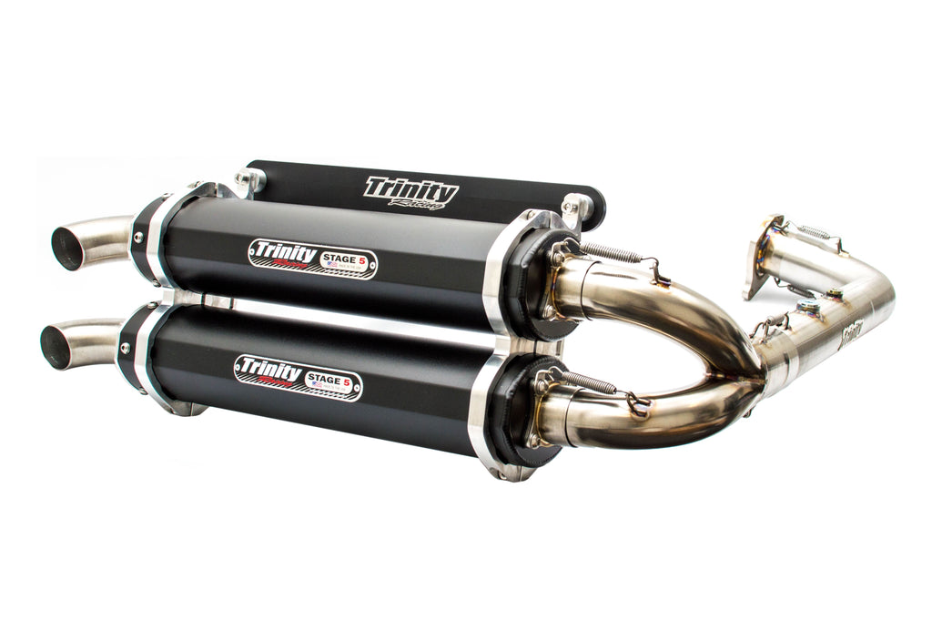 Trinity Racing RZR Pro XP Turbo R full exhaust system black