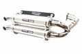 Trinity Racing TR-4174D brushed full exhaust for Polaris RZR Pro XP, Turbo R, and Pro S