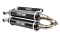 Trinity Racing RZR Pro XP, Turbo R and Pro S slip-on exhaust in black