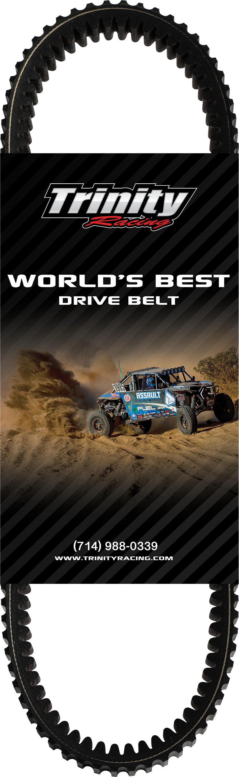 Trinity Racing World's Best belt for Polaris RZR Pro XP