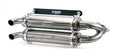 Trinity Racing stainless dual slip-on exhaust for Polaris RZR Pro XP, Turbo R and Pro S TR-4173S-SS