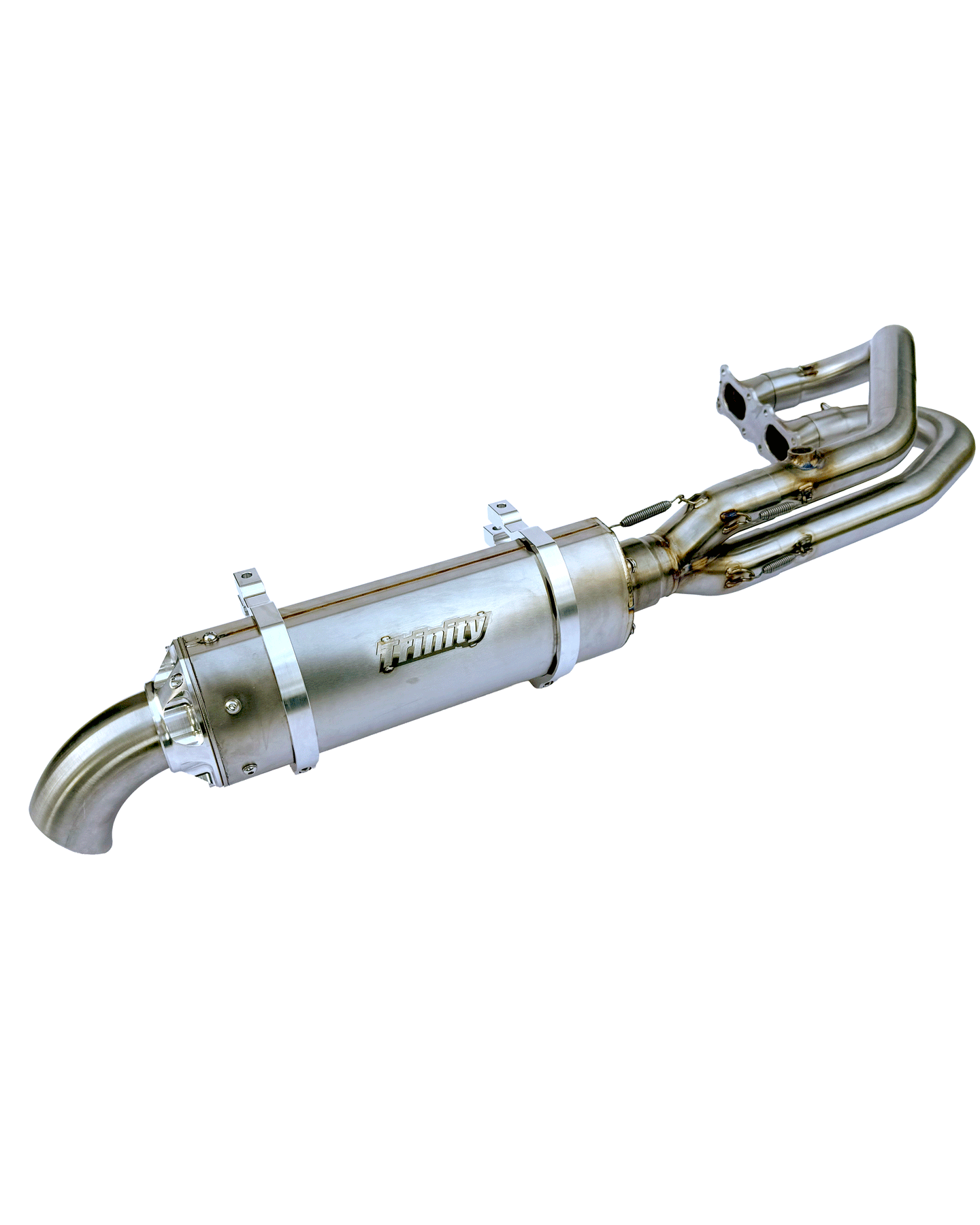 Trinity Racing stainless full exhaust system for 2020 and newer Kawasaki KRX 1000 TR-4177F-SS