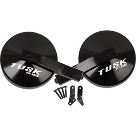 Tusk Alloy UTV Mirror Kit w/A-Pillar Mounts - Polaris General XP 1000