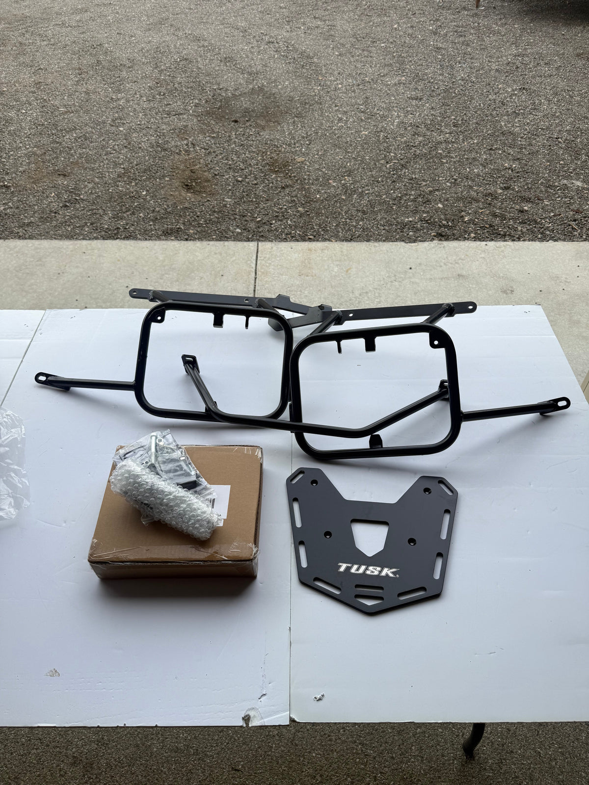 TUSK 145-020-0314 Pannier Racks with Top Rack for Yamaha TENERE 700 2025