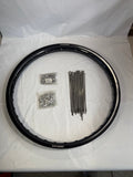 Tusk 1487500004 Impact Front Rim and Spoke Kit 21 x 1.60 Black