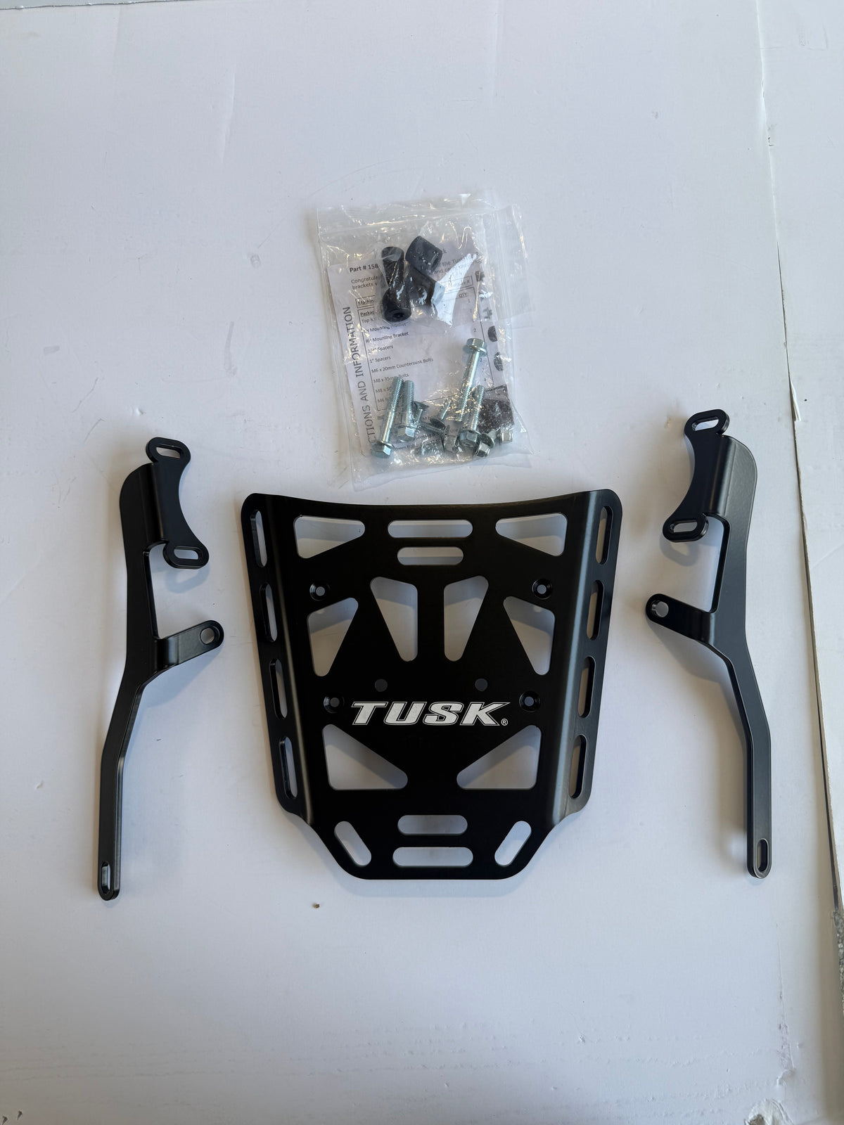 Tusk 158-037-0041 Top Rack Luggage Carrier Rear Tail Rack Compatible with KTM 390 Adventure/Enduro 2025-2026