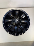Tusk 185-276-0002  4/137 Cascade Wheel 12x7 5.0 + 2.0 Matte Black for Honda Pioneer 1000-5 2016-2024