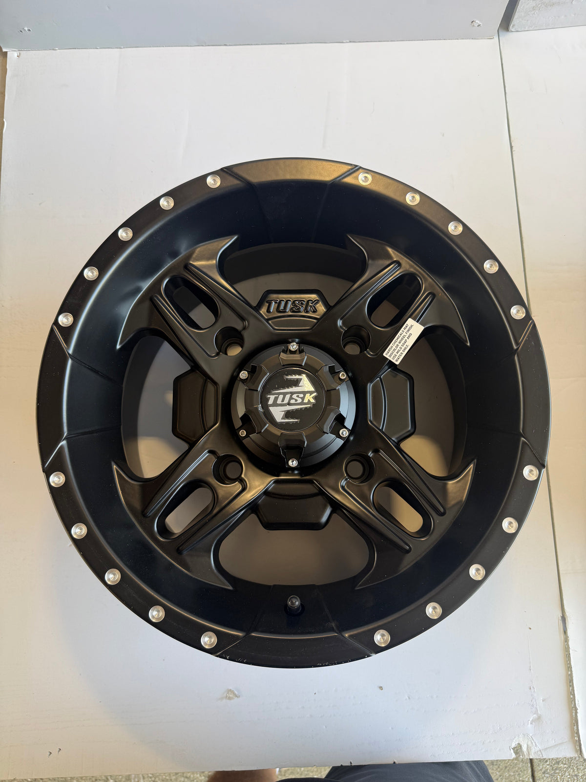 Tusk 185-277-0008 4/156 Beartooth Wheel 14x7 4.0 + 3.0 Matte Black