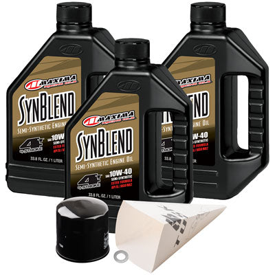 Tusk 4-Stroke Oil Change Kit Maxima Synthetic Blend 10W-40#152-986-1143