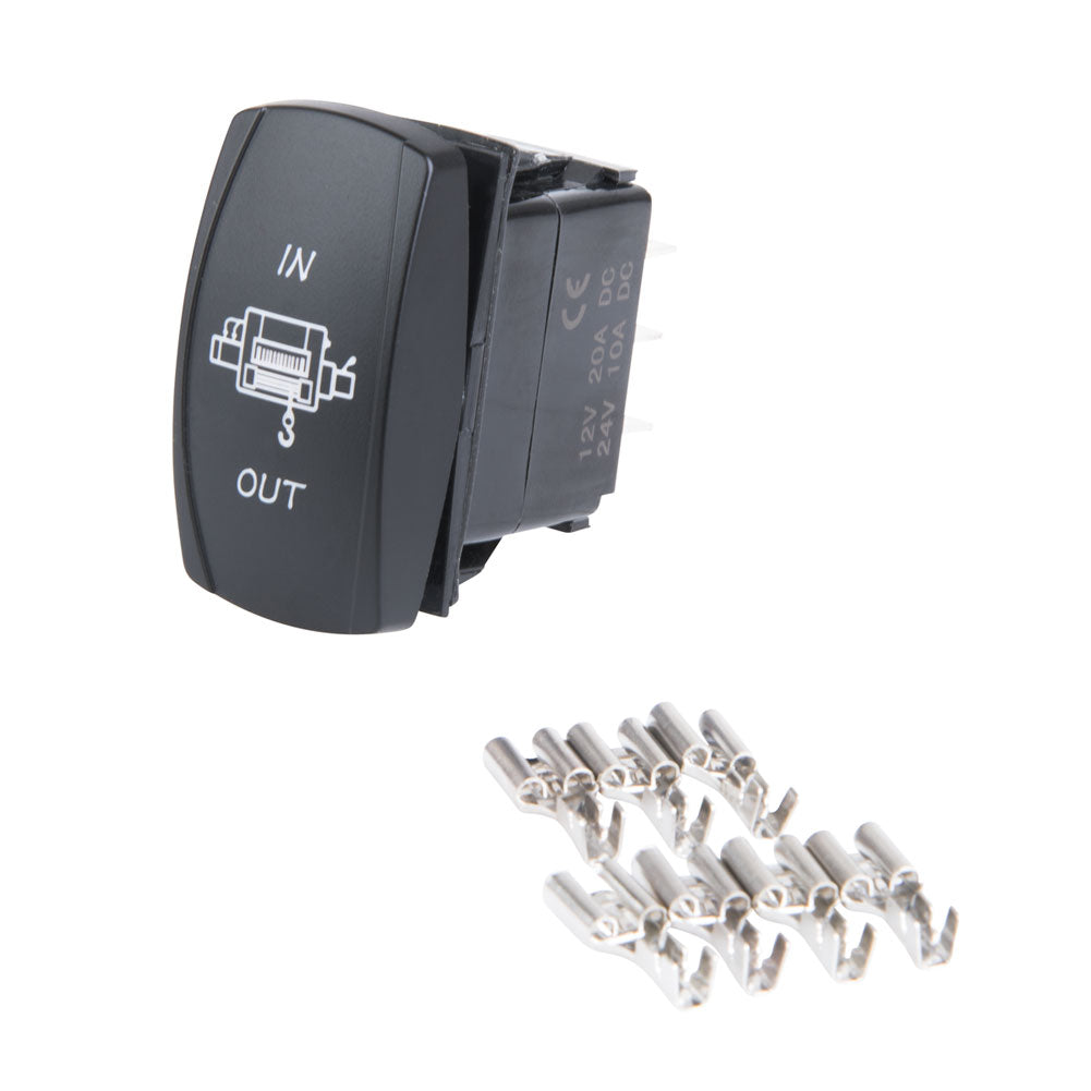 Tusk Accessory Rocker Switch Black / Universal On/Off #1851620002