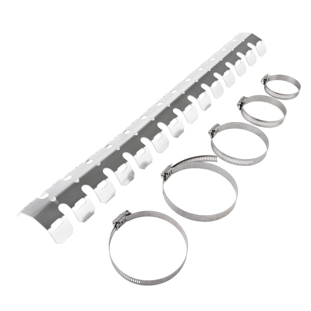 Tusk Aluminum Pipe Guard 4-Stroke Silver #130-369-0001