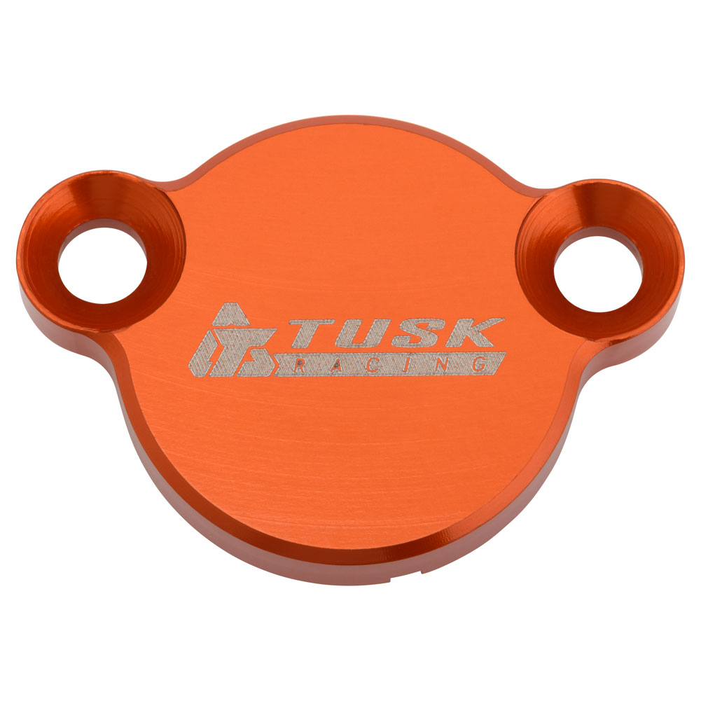 Tusk Anodized Rear Brake Reservoir Cap Orange#1439550025