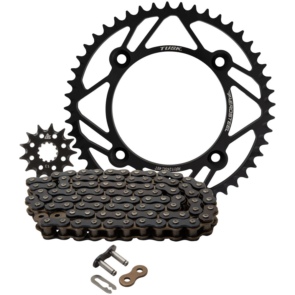 Tusk Chain and Sprocket Kit - AeroSteel Rear / 428 Off-Road Chain - Rear - 2199170002