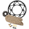 Tusk Chain and Sprocket Kit - AeroSteel Rear / Gold Plated Race Chain - Rear - 2199070019