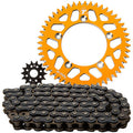 Tusk Chain and Sprocket Kit - Aluminum Rear / 420 Off-Road Chain - Blue Rear Sprocket - Rear