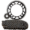 Tusk Chain and Sprocket Kit - Aluminum Rear / 428 Off-Road Chain - Blue Rear Sprocket - Rear