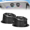 6.5" Speaker Pods with Enclosures (IPX5 Water-Resistant) Universal Fit for UTVs RVs Boats