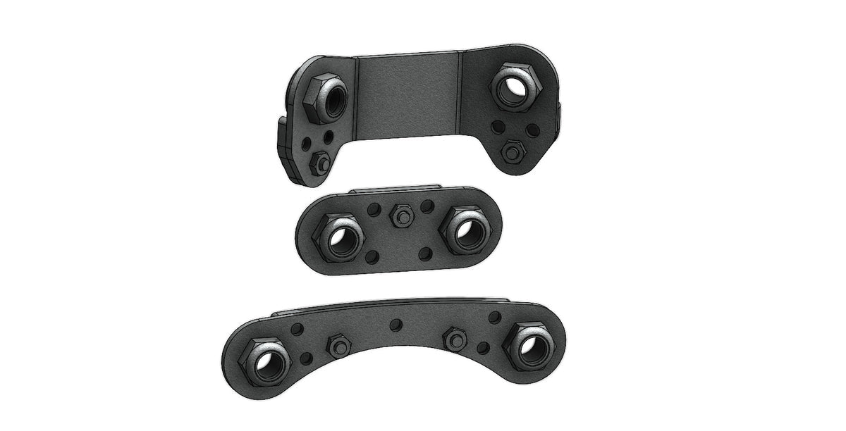 CT Race Worx rear radius rod race plates for Can-Am Maverick R