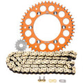 Primary Drive Chain and Sprocket Kit - Aluminum Rear/420 Gold MX Chain Orange Rear Sprocket 2181450002
