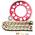 Primary Drive Chain and Sprocket Kit - Aluminum Rear/420 Gold MX Chain Red Rear Sprocket 2181450006