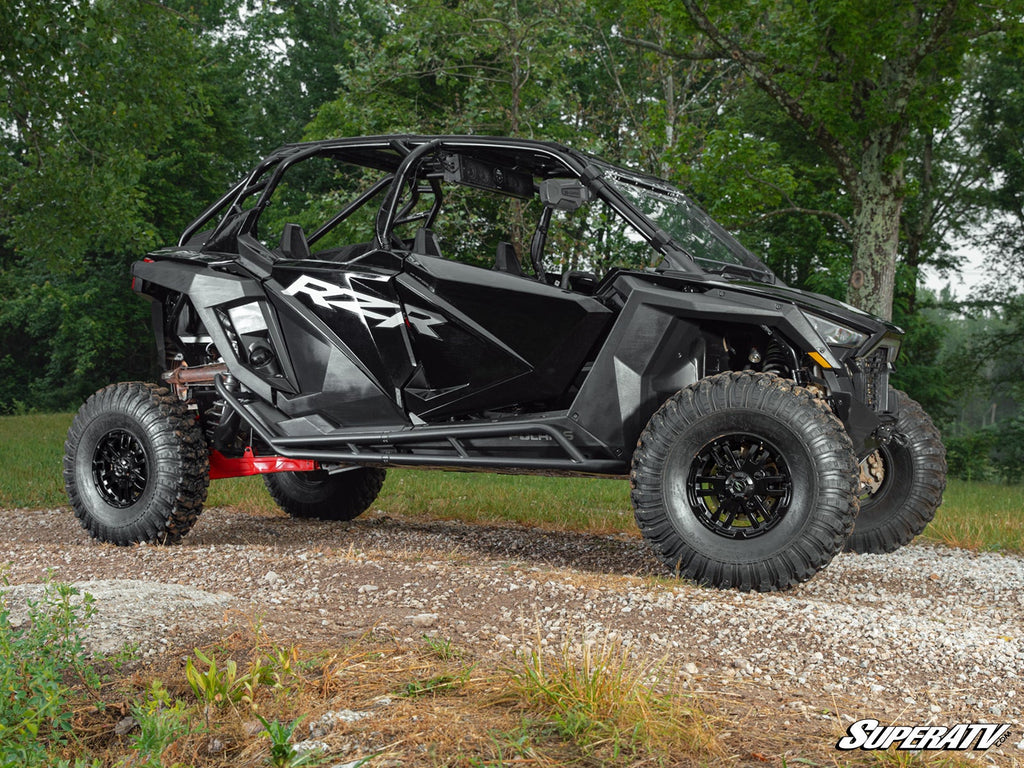 SuperATV Polaris RZR Pro XP 4 Heavy-Duty Nerf Bars - side view