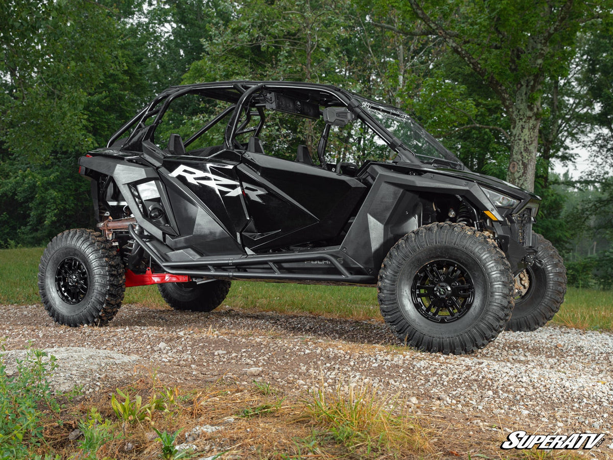 SuperATV Polaris RZR Pro XP 4 Heavy-Duty Nerf Bars - side view
