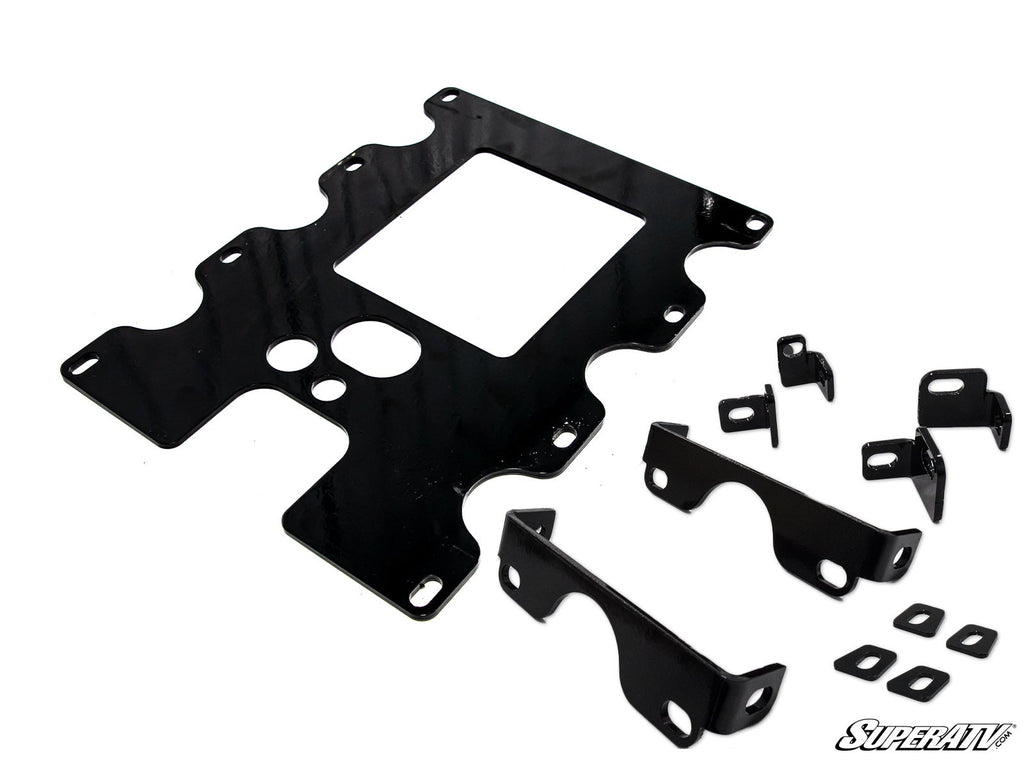 Bobcat UV34 frame stiffener installed