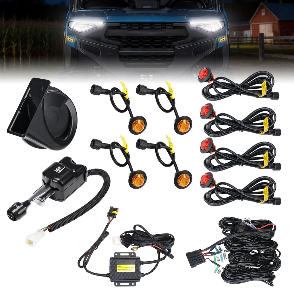 UTV/ATV Universal Turn Signal Kit with Horn & Hazard Lights